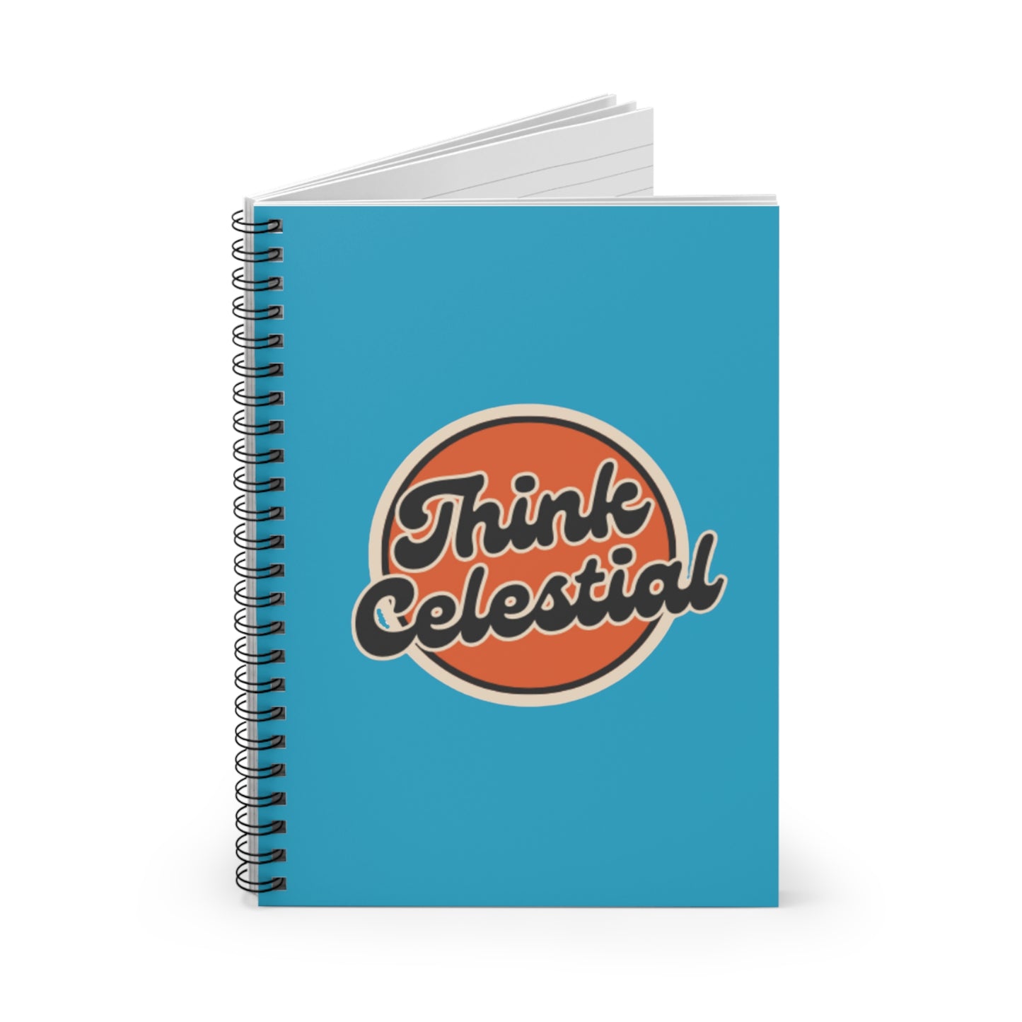 Think Celestial Retro Spiral Notebook - Ruled Line