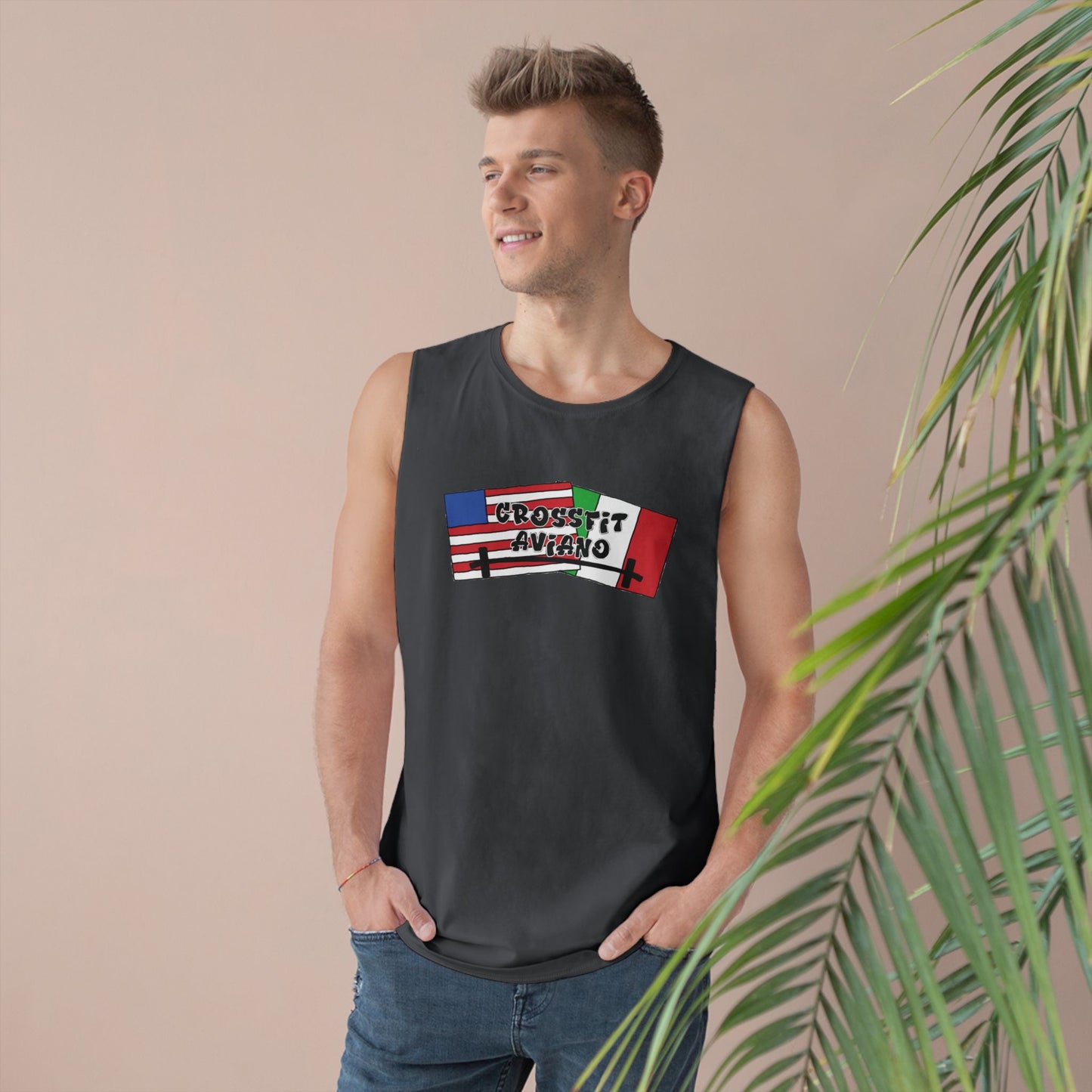 Unisex Barnard CrossFit Aviano Flags Tank