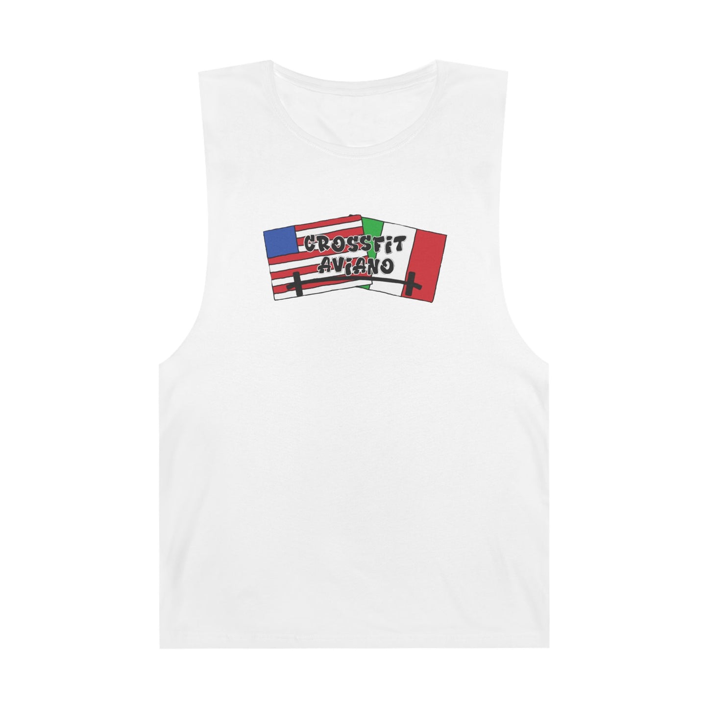 Unisex Barnard CrossFit Aviano Flags Tank