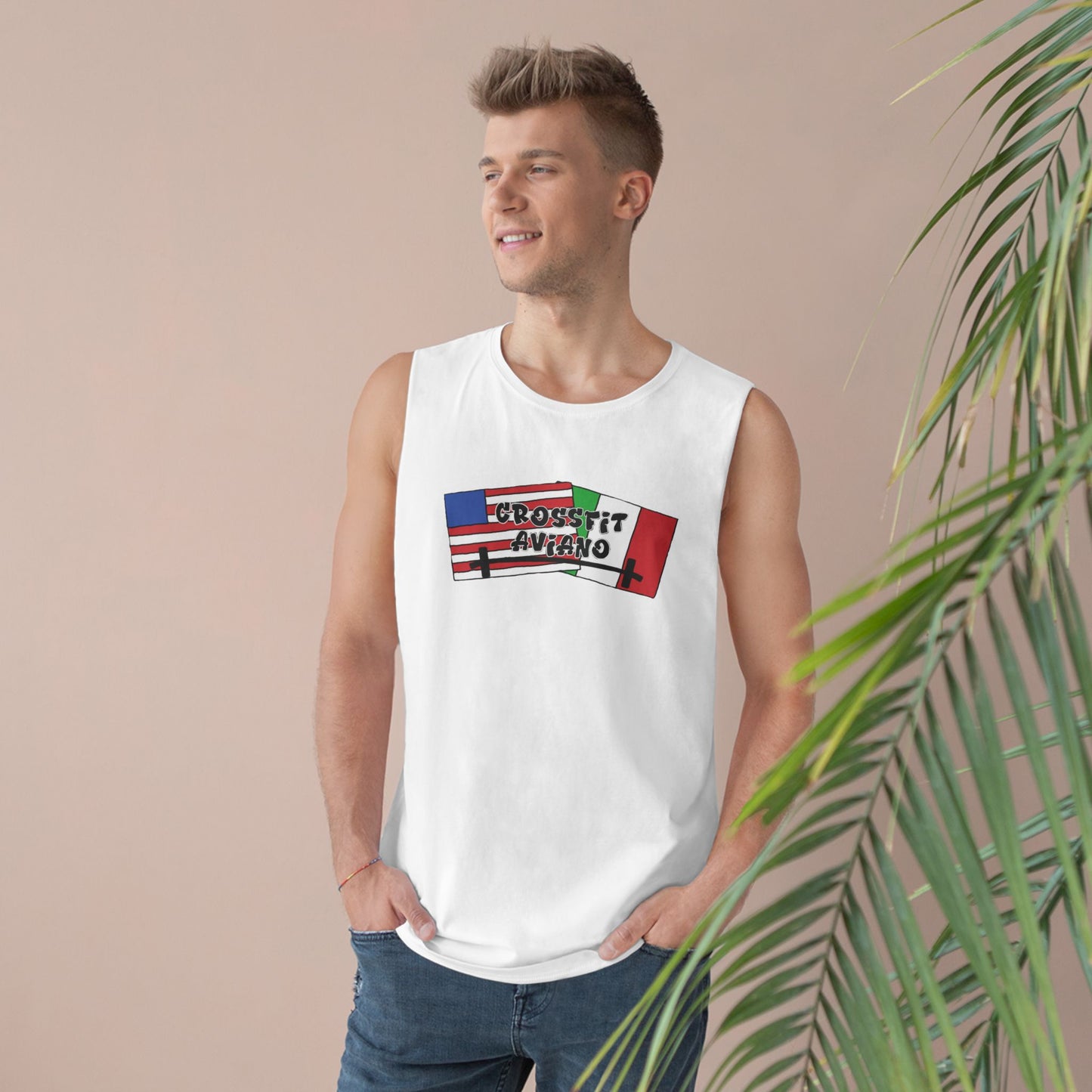 Unisex Barnard CrossFit Aviano Flags Tank