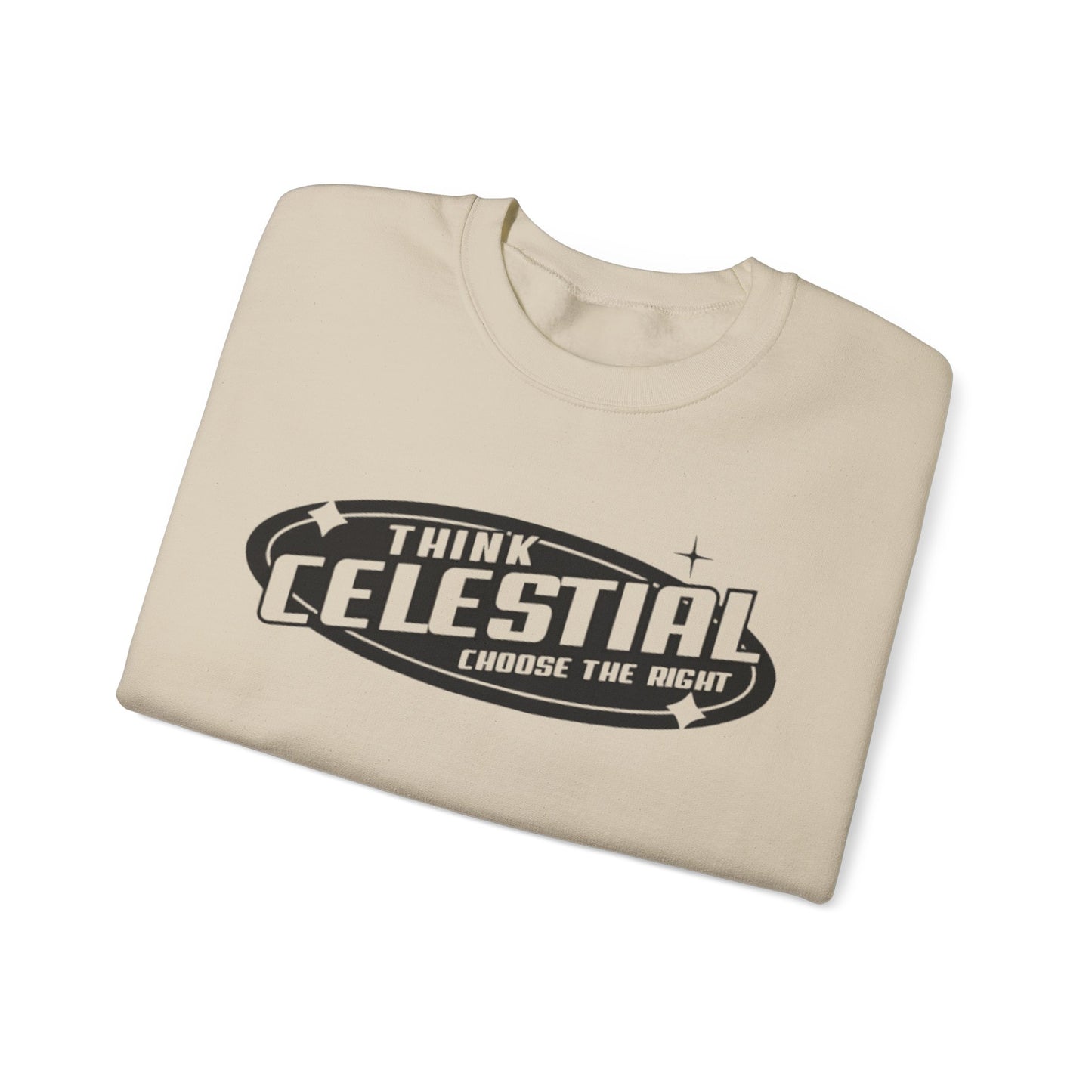 Unisex Heavy Blend™ Think Celestial Retro 2 Crewneck Sweatshirt