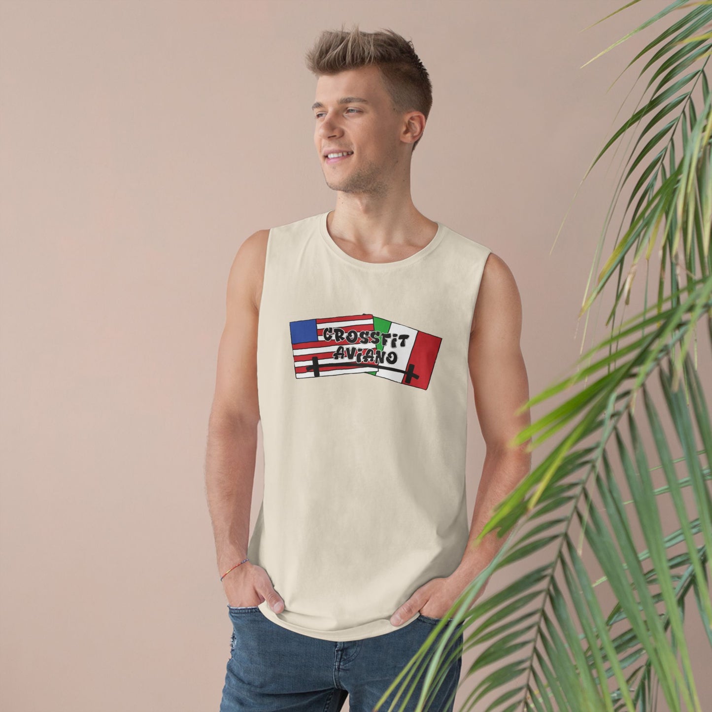 Unisex Barnard CrossFit Aviano Flags Tank