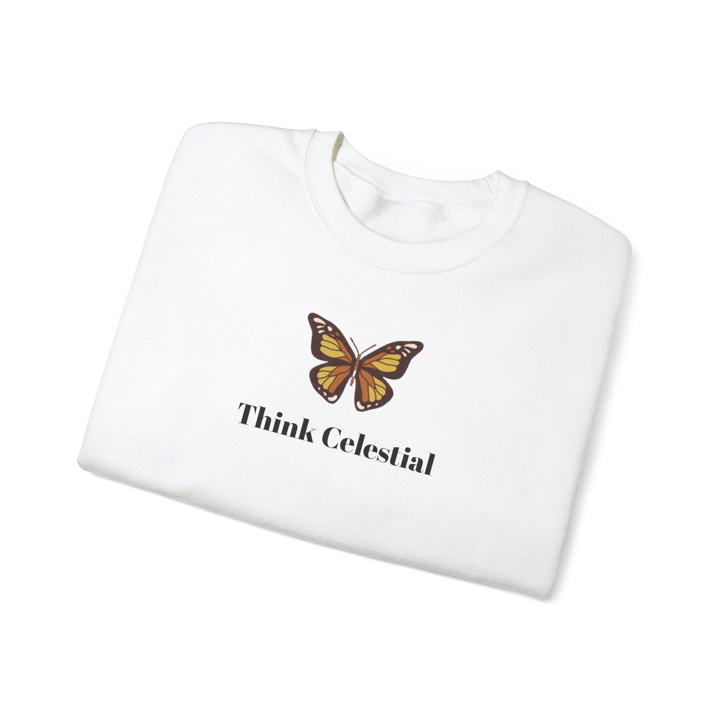 Unisex Heavy Blend™ Think Celestial Butterfly Crewneck Sweatshirt