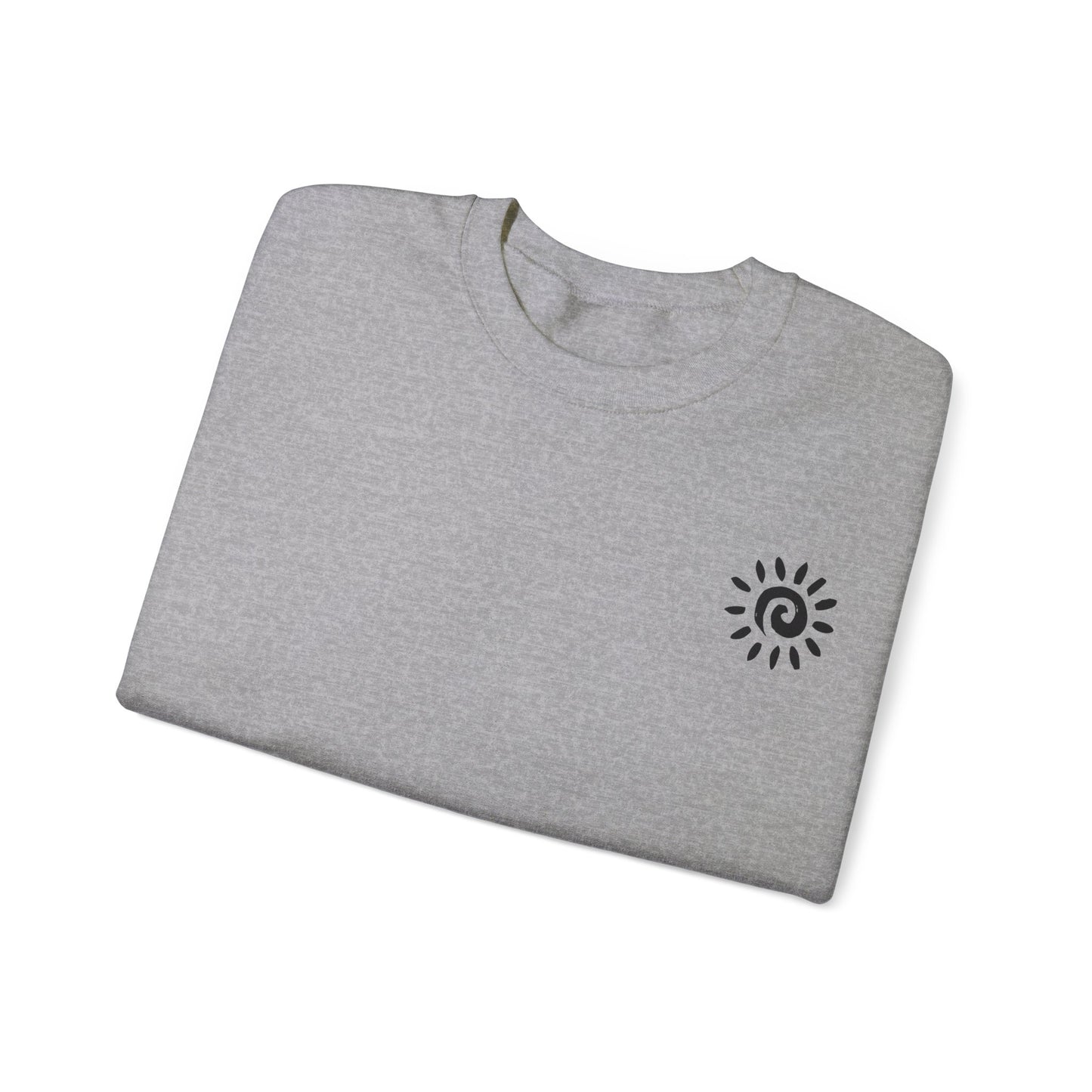 Unisex Heavy Blend™ Think Celestial Sunny Letters Crewneck Sweatshirt