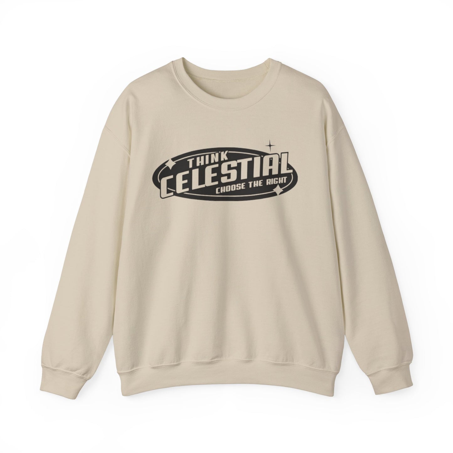 Unisex Heavy Blend™ Think Celestial Retro 2 Crewneck Sweatshirt