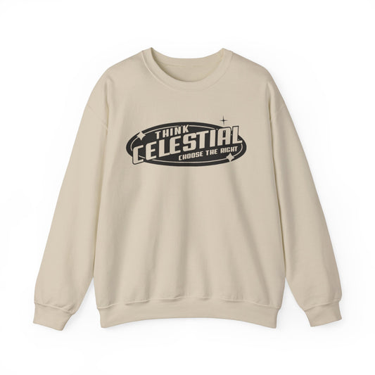 Unisex Heavy Blend™ Think Celestial Retro 2 Crewneck Sweatshirt