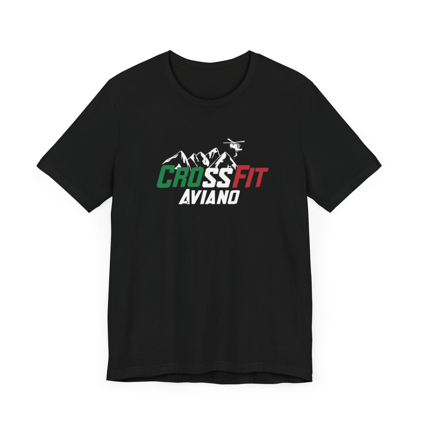 Unisex Jersey CrossFit Aviano Mountains Short Sleeve Tee