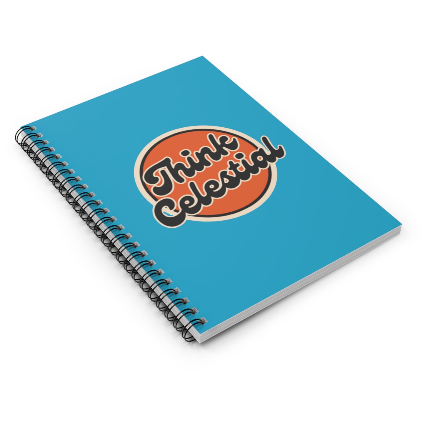Think Celestial Retro Spiral Notebook - Ruled Line