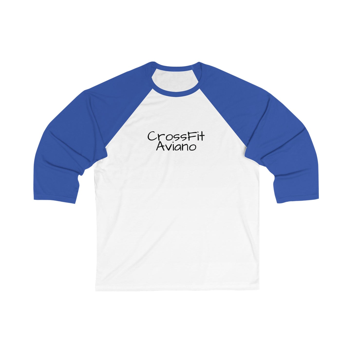 Unisex 3\4 Sleeve CrossFit Aviano Baseball Tee